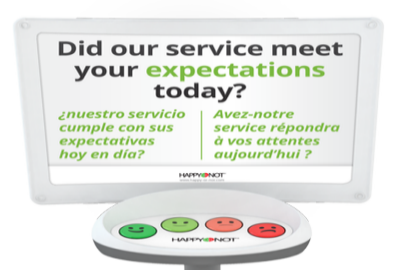 PRLOG Release: New HappyOrNot® Customer Service Feedback Device Offers Real Time Responses